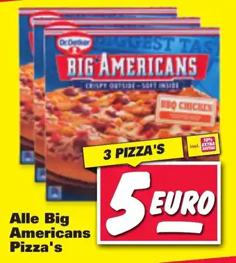 Nettorama Alle big americans pizza's aanbieding