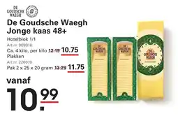 Sligro De Goudsche Waegh Jonge kaas 48+ aanbieding