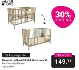 Van Asten BabySuperstore Colorfull Home Meegroei Ledikant Luca V2 aanbieding