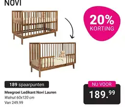 Van Asten BabySuperstore Novi Meegroei Ledikant Novi Lauren aanbieding