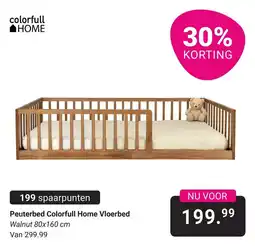 Van Asten BabySuperstore Colorfull Home Peuterbed Vloerbed aanbieding