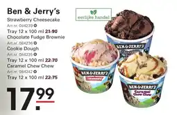 Sligro Ben & Jerry's Strawberry Cheesecake aanbieding