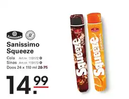 Sligro Sanissimo Squeeze aanbieding
