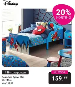 Van Asten BabySuperstore Disney Peuterbed Spider Man aanbieding