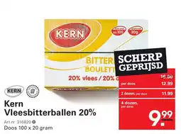 Sligro Kern Vleesbitterballen 20% aanbieding