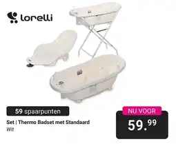 Van Asten BabySuperstore lorelli Thermo Badset met Standaard Wit aanbieding
