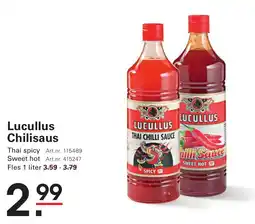 Sligro Lucullus Chilisaus aanbieding