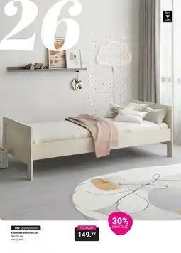 Van Asten BabySuperstore Born Lucky Kinderbed Belmond Clay aanbieding