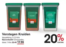 Sligro Verstegen Kruiden aanbieding