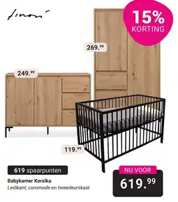 Van Asten BabySuperstore finon Babykamer Korsika aanbieding