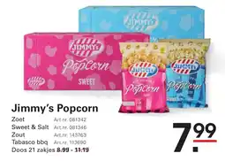 Sligro Jimmy's Popcorn aanbieding
