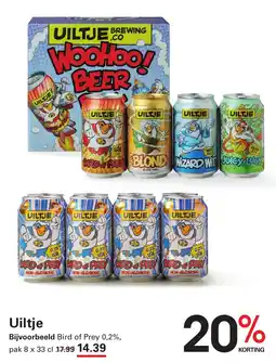 Sligro Uiltje Bird of Prey 0,2% aanbieding