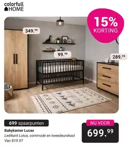 Van Asten BabySuperstore colorfull HOME Babykamer Lucas aanbieding