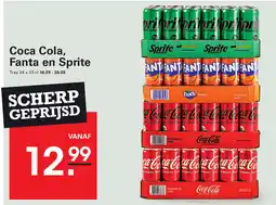 Sligro Coca Cola, Fanta en Sprite aanbieding