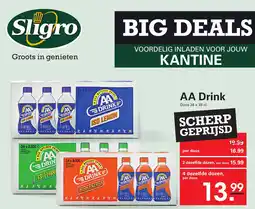 Sligro AA Drink aanbieding