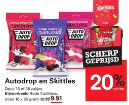 Sligro Autodrop en Skittles aanbieding