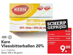 Sligro Kern Vleesbitterballen 20% aanbieding
