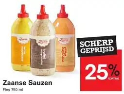 Sligro Zaanse Sauzen aanbieding
