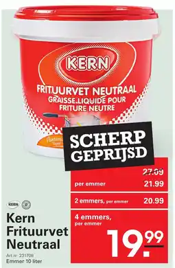Sligro Kern Frituurvet Neutraal aanbieding