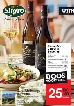 Sligro Kleine Zalze Vineyard Selection aanbieding