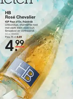 Sligro HB Rosé Chevalier aanbieding