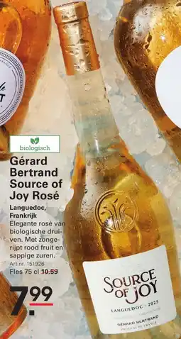 Sligro Gérard Bertrand Source of Joy Rosé aanbieding
