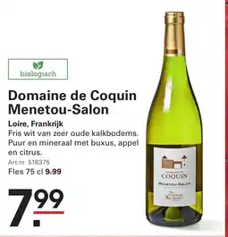 Sligro Domaine de Coquin Menetou-Salon aanbieding
