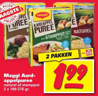 Nettorama Maggi aard-appelpuree aanbieding