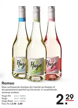 Sligro Romeo Hugo aanbieding