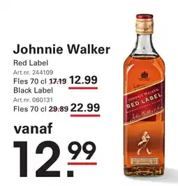 Sligro Johnnie Walker Red Label aanbieding