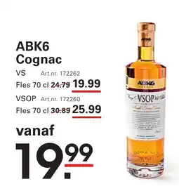 Sligro ABK6 Cognac VSOP aanbieding