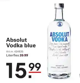 Sligro Absolut Vodka blue aanbieding