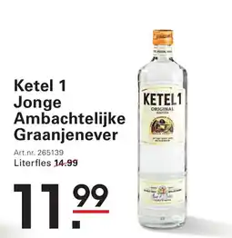 Sligro Ketel 1 Jonge Ambachtelijke Graanjenever aanbieding