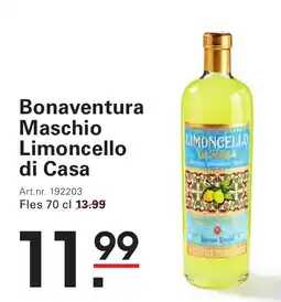 Sligro Bonaventura Maschio Limoncello di Casa aanbieding