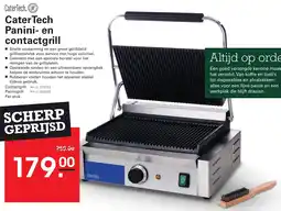 Sligro CaterTech Panini en contactgrill aanbieding