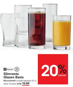 Sligro Slimresto Glazen Basis aanbieding