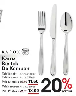 Sligro Karox Bestek De Kempen aanbieding