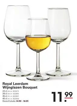 Sligro Royal Leerdam Wijnglazen Bouquet aanbieding