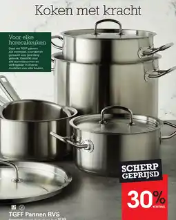 Sligro TGFF Pannen RVS aanbieding