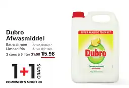 Sligro Dubro Afwasmiddel aanbieding