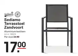 Sligro Sediamo Terrasstoel Zandvoort aanbieding