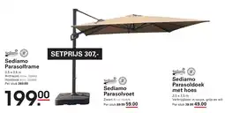 Sligro Sediamo Parasolframe aanbieding