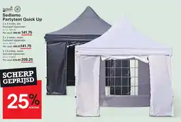 Sligro Sediamo Partytent Quick Up aanbieding