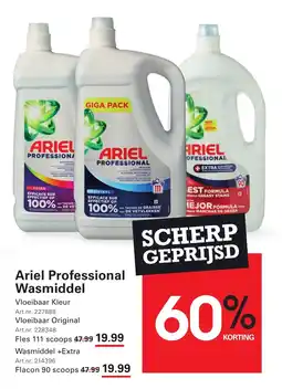Sligro Ariel Professional Wasmiddel aanbieding