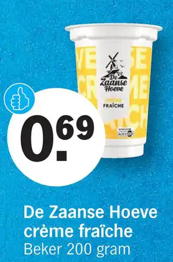 Albert Heijn De Zaanse Hoeve crème fraîche aanbieding