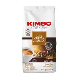 Koffievoordeel.nl Kimbo Caffé Crema Classico - Koffiebonen 1 KG aanbieding