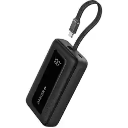 MediaMarkt Anker Nano Powerbank 10.000 Mah 30w Met Ingebouwde Usb-c-kabel Zwart aanbieding