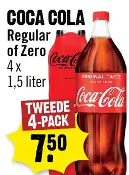 Dirck 3 Coca Cola Regular of Zero aanbieding