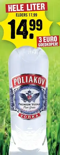 Dirck 3 poliakov premium vodka aanbieding