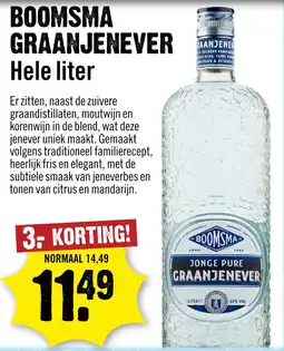Dirck 3 Boomsma graanjenever aanbieding